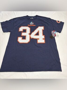 NFL Chicago Bears Walter Payton #34 T Shirt Men’s Large New